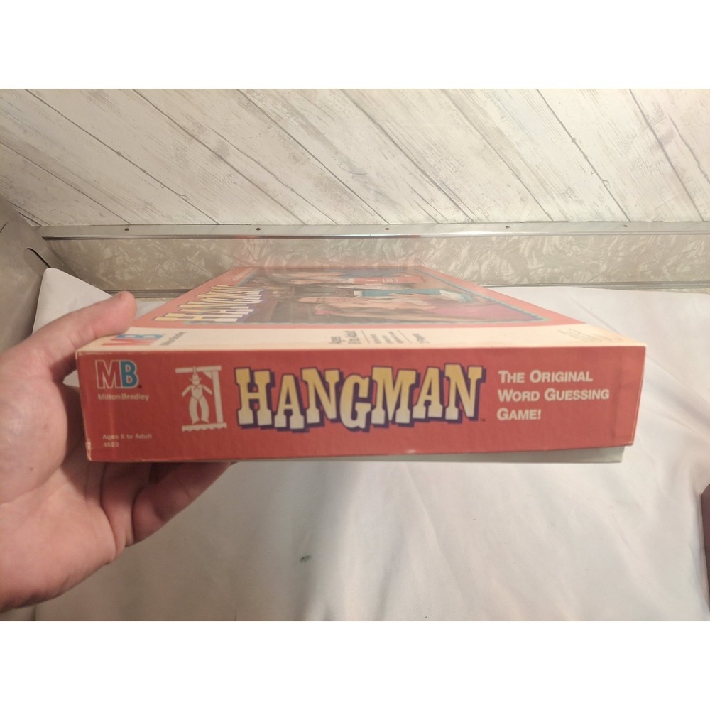 VINTAGE Hangman COMPLETE Milton Bradley 1988 Words Classic Game - Picture 8 of 10